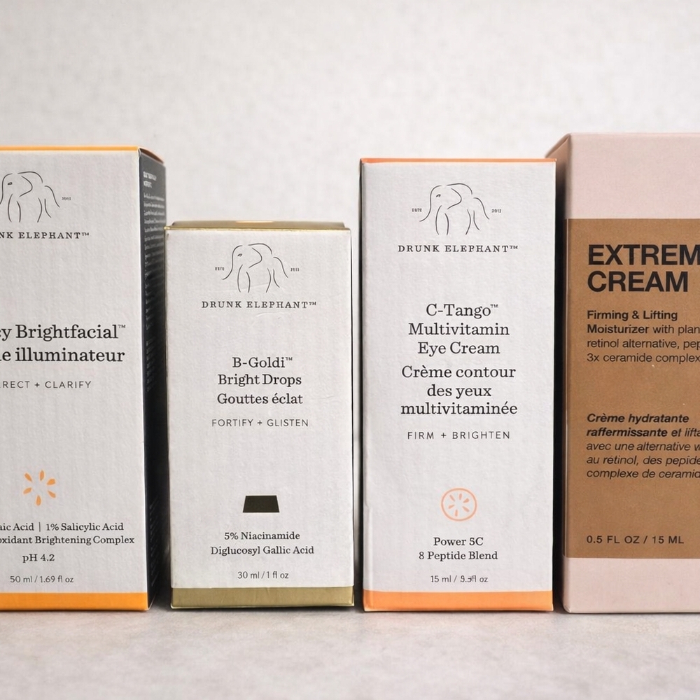 Drunk Elephant Skincare Bundle With #1 Rated Extreme Cream INN BEAUTY
